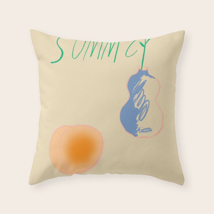 SUMMER ESSENCE Throw Pillow Gallery Image 6