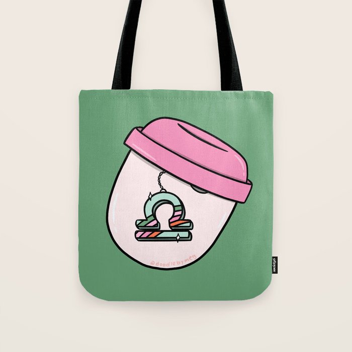 Libra Keychain Tote Bag Gallery Image 1