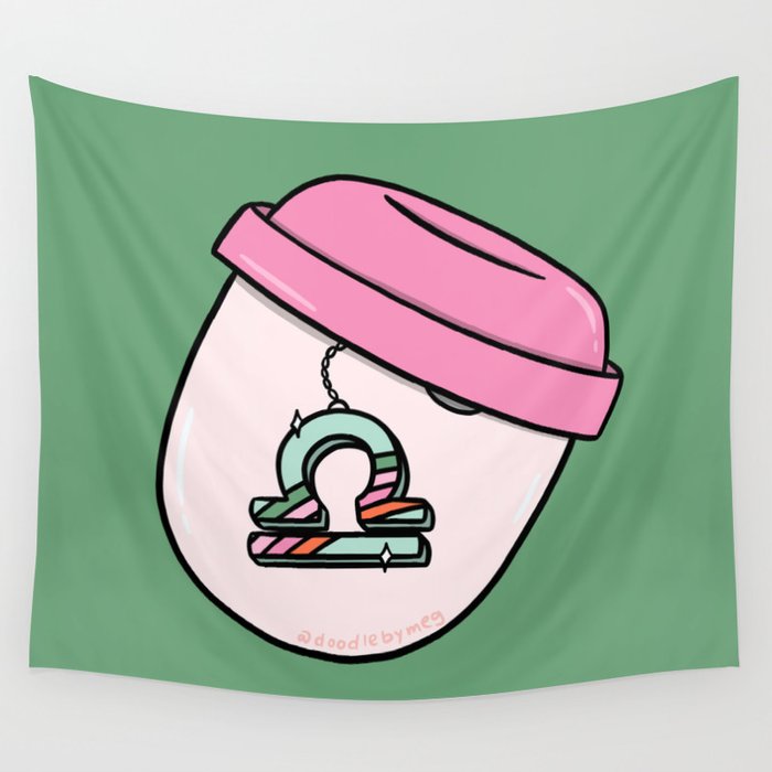Libra Keychain Wall Tapestry Gallery Image 4