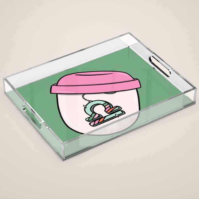 Libra Keychain Acrylic Tray Gallery Image 1