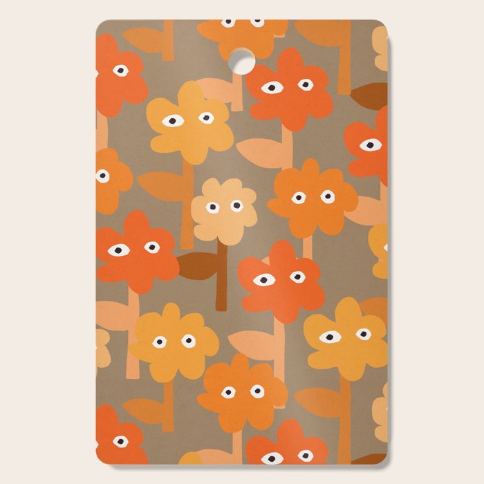 Suspicious Garden #2 Cutting Board Gallery Image 1