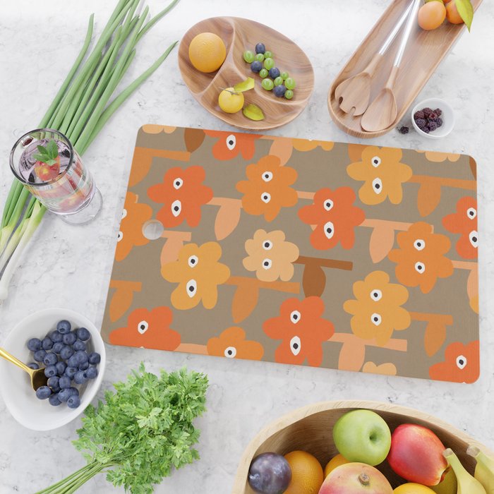 Suspicious Garden #2 Cutting Board Gallery Image 2