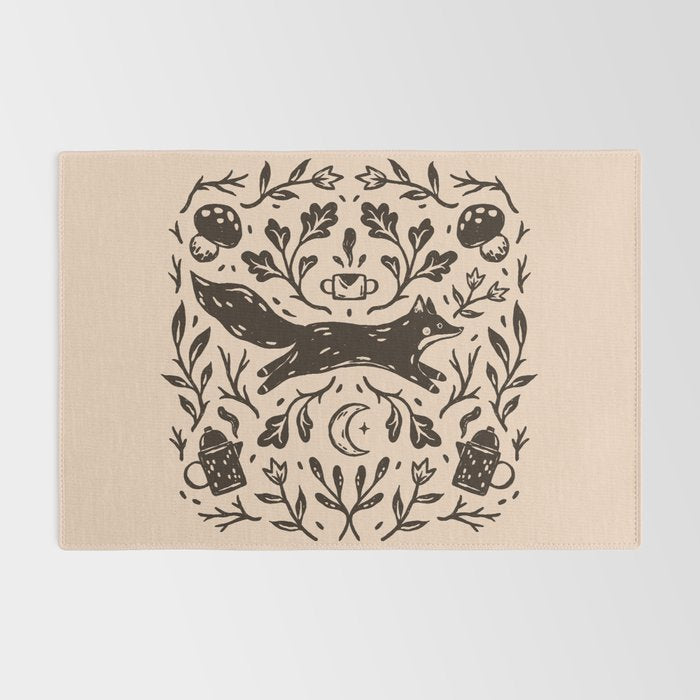 Cozy Night Fox Rug Gallery Image 2