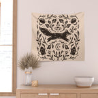 Cozy Night Fox Wall Tapestry Gallery Image 2