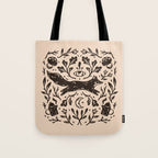Cozy Night Fox Tote Bag Gallery Image 1