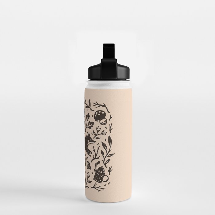 Cozy Night Fox Water Bottle Gallery Image 2