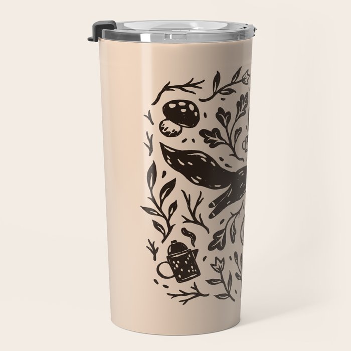 Cozy Night Fox Travel Mug Gallery Image 3