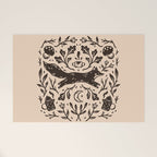 Cozy Night Fox Welcome Mat Gallery Image 1