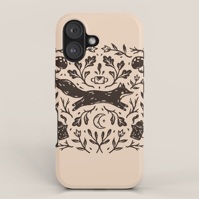 Cozy Night Fox iPhone Case Gallery Image 1