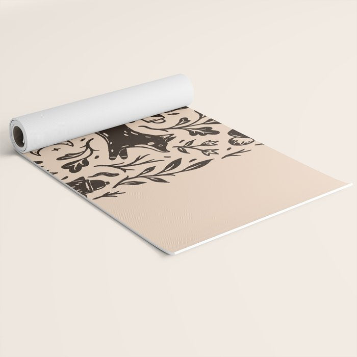 Cozy Night Fox Yoga Mat Gallery Image 2