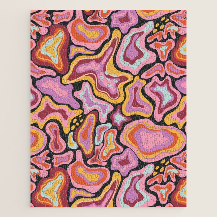 Splish splash pink Jigsaw Puzzle Gallery Image 1
