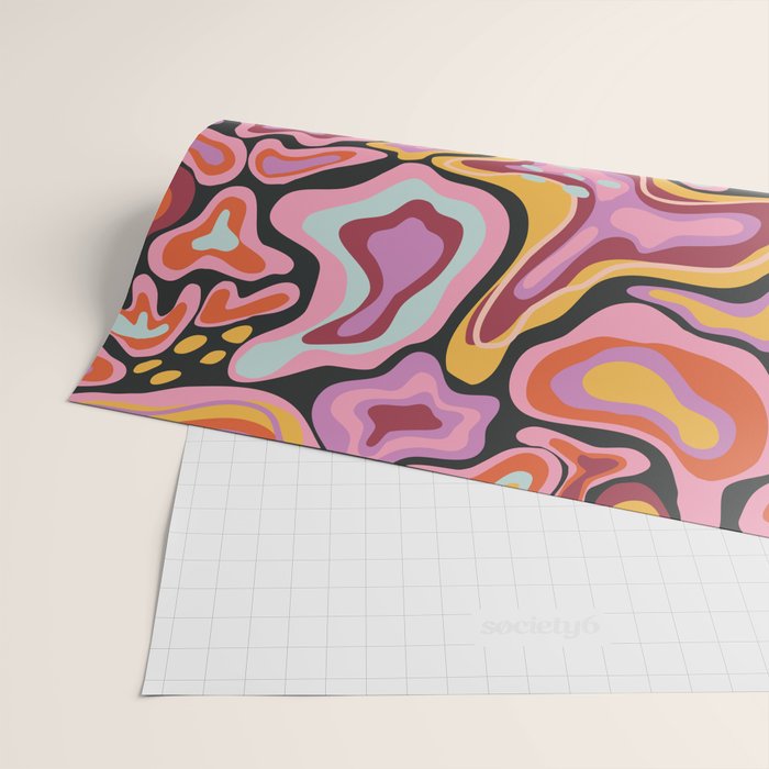 Splish splash pink Wrapping Paper Gallery Image 2