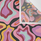 Splish splash pink Wall Tapestry Gallery Image 3