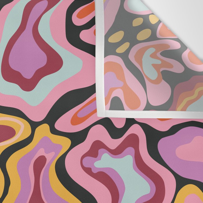 Splish splash pink Wall Tapestry Gallery Image 3