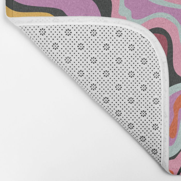 Splish splash pink Bath Mat Gallery Image 2