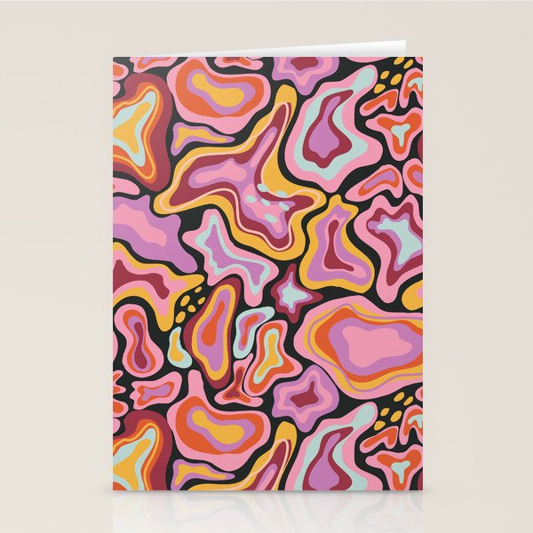 Splish splash pink Stationery Card Gallery Image 1