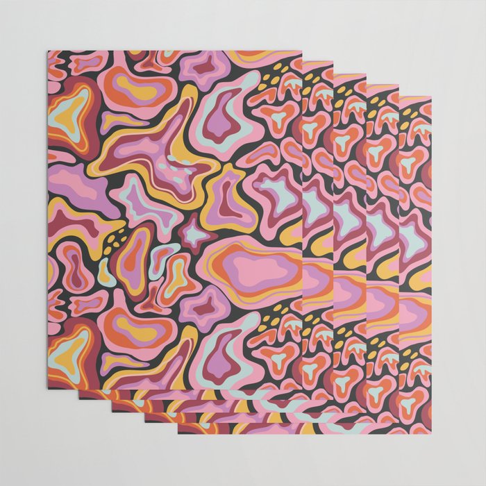 Splish splash pink Wrapping Paper Gallery Image 3
