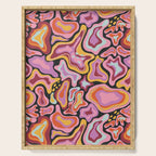 Splish splash pink Serving Tray Gallery Image 1