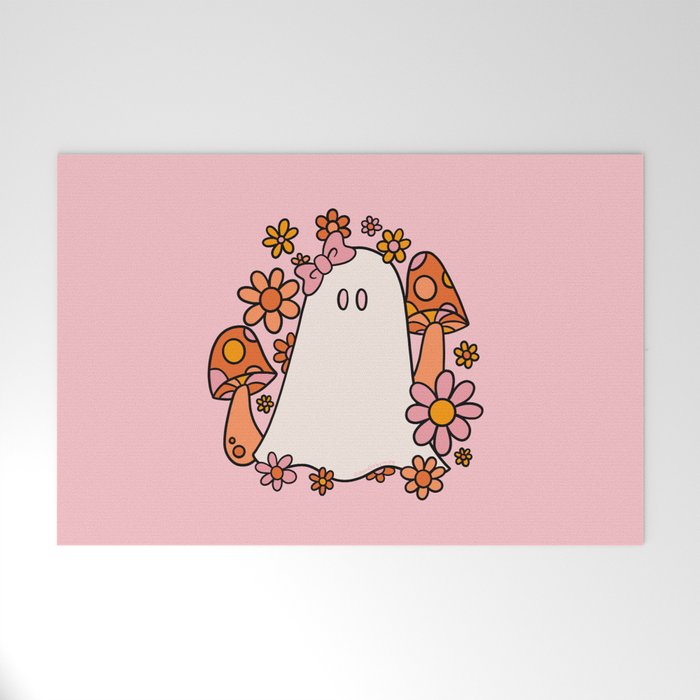 Bow Ghost Welcome Mat Gallery Image 1