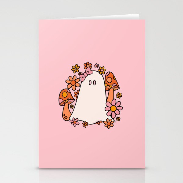 Bow Ghost Stationery Card Gallery Image 1