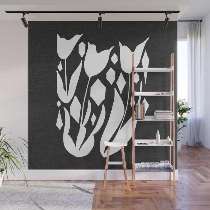 Diamond Tulips ii Wall Mural Gallery Image 1