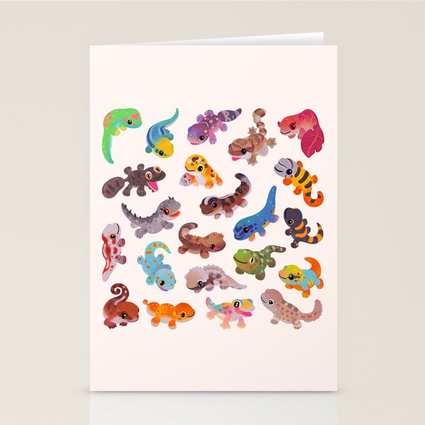 Gecko - bright Stationery Card Gallery Image 2