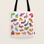 Gecko - bright Tote Bag Gallery Image 1