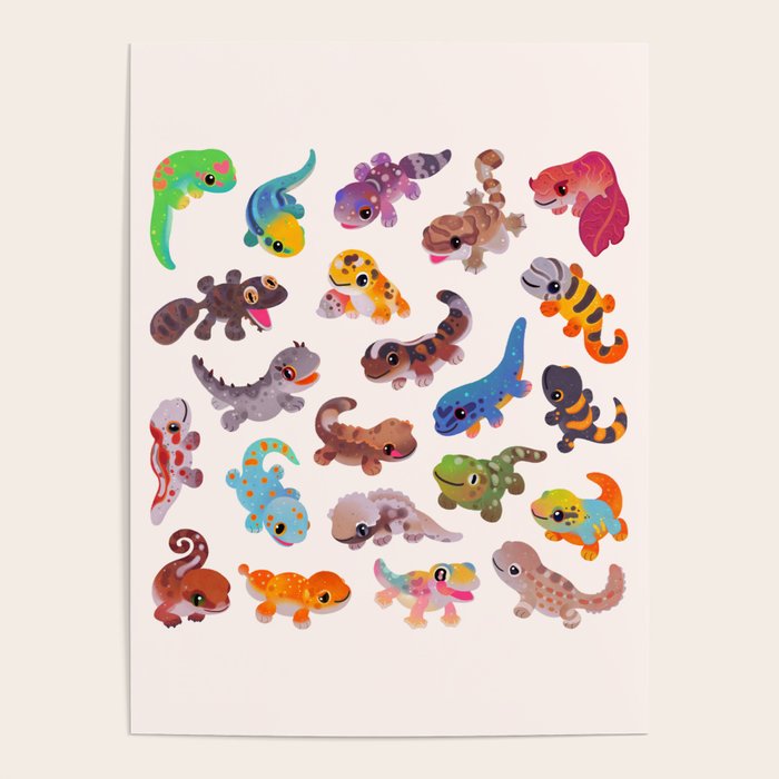 Gecko - bright Poster Gallery Image 4
