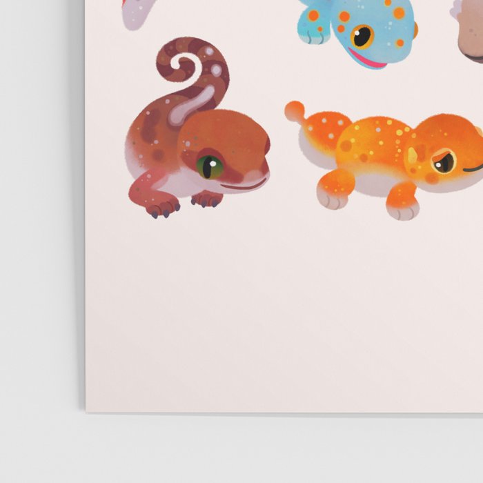 Gecko - bright Poster Gallery Image 3