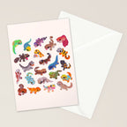 Gecko - bright Stationery Card Gallery Image 2