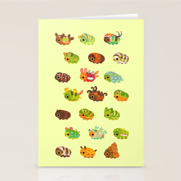 Caterpillar Stationery Card Gallery Image 1