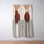 Minimal Geometric Shapes 151 Window Curtain Gallery Image 3