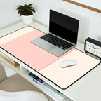 Subtle Spring Color Block - Soft Pink Desk Mat Gallery Image 2