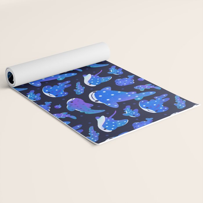 Polka dot shark Yoga Mat Gallery Image 2