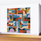 Abstract mosaic Wall Mural Gallery Image 2