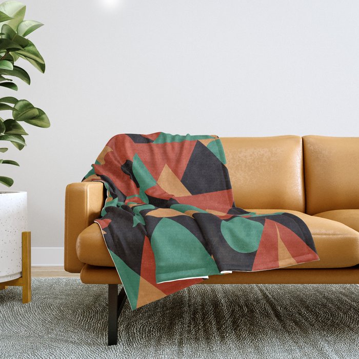 The sun phase Throw Blanket Gallery Image 1
