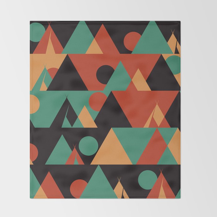 The sun phase Throw Blanket Gallery Image 2