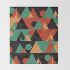 The sun phase Throw Blanket Gallery Image 2