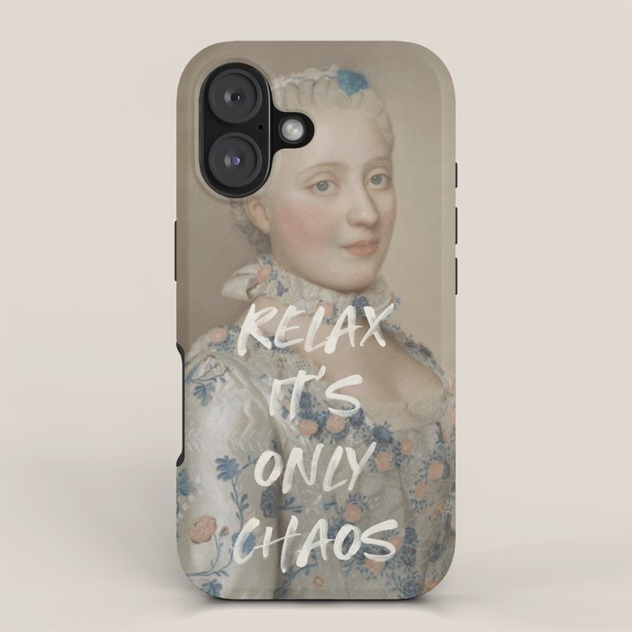 Relax It's Only Chaos iPhone Case Gallery Image 1