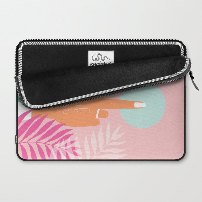 Grl Pwr #girlpower #feminist #society6 Laptop Sleeve Gallery Image 2