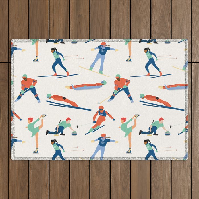 Winter Olympic Games Outdoor Rug Gallery Image 1