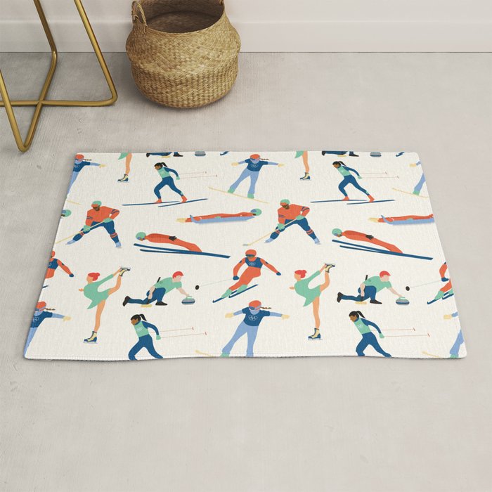 Winter Olympic Games Rug Gallery Image 1