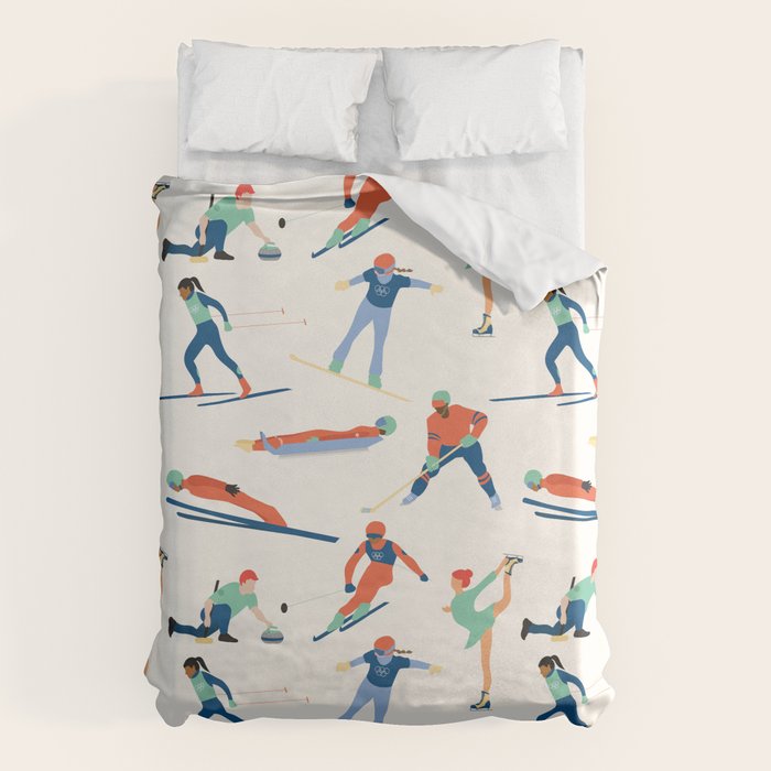 Winter Olympic Games Duvet Cover Gallery Image 6