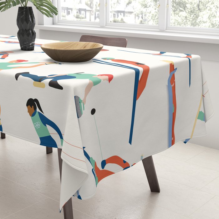 Winter Olympic Games Tablecloth Gallery Image 3