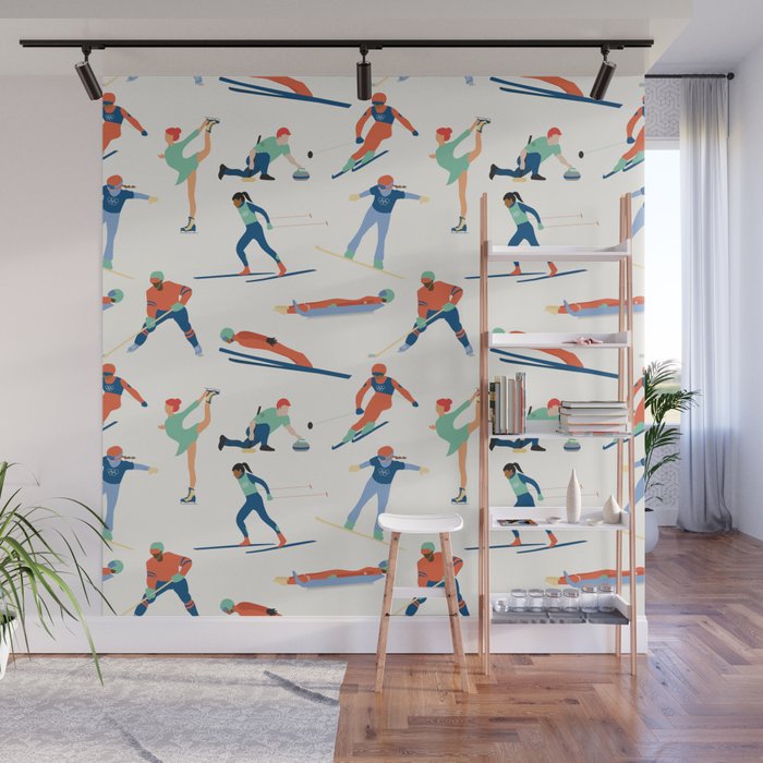 Winter Olympic Games Wall Mural Gallery Image 1
