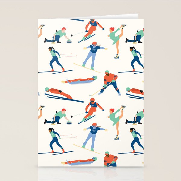 Winter Olympic Games Stationery Card Gallery Image 2