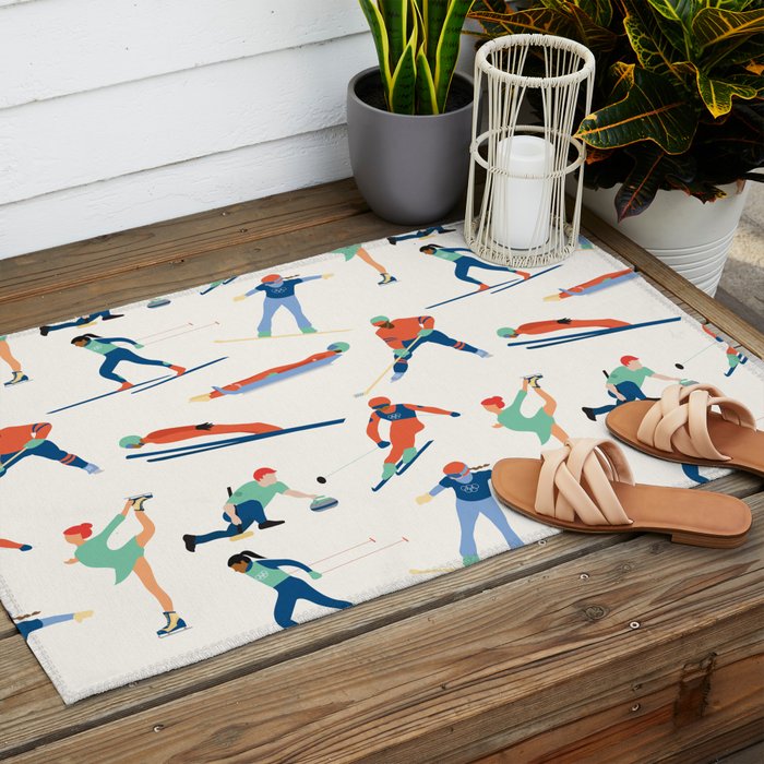 Winter Olympic Games Outdoor Rug Gallery Image 2