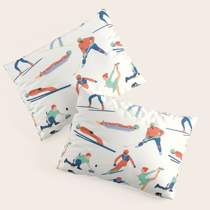 Winter Olympic Games Pillow Sham Gallery Image 1