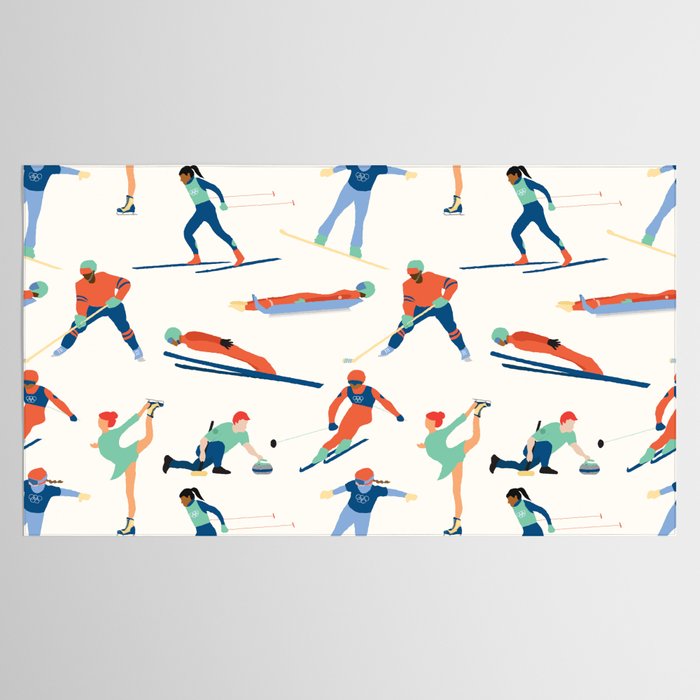 Winter Olympic Games Tablecloth Gallery Image 2