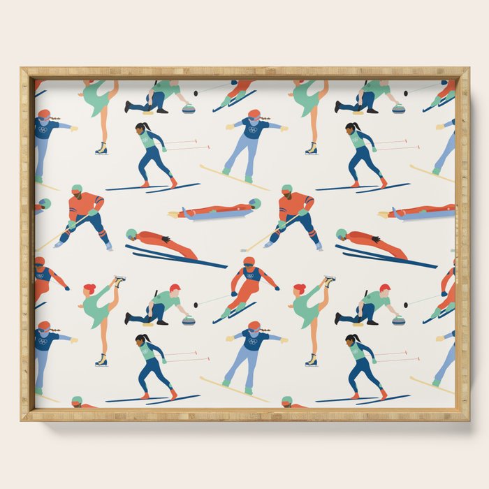 Winter Olympic Games Serving Tray Gallery Image 1